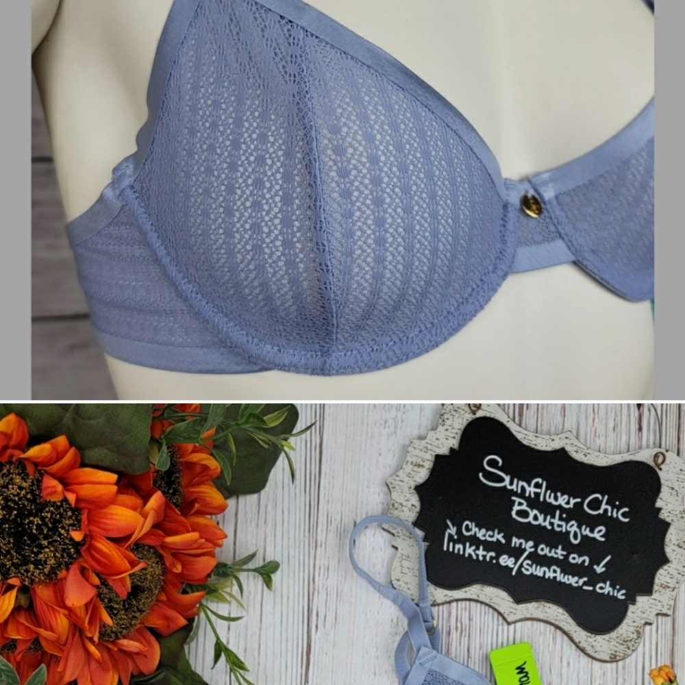 Sam edelman NWT BLUE UNDERWIRE BRA